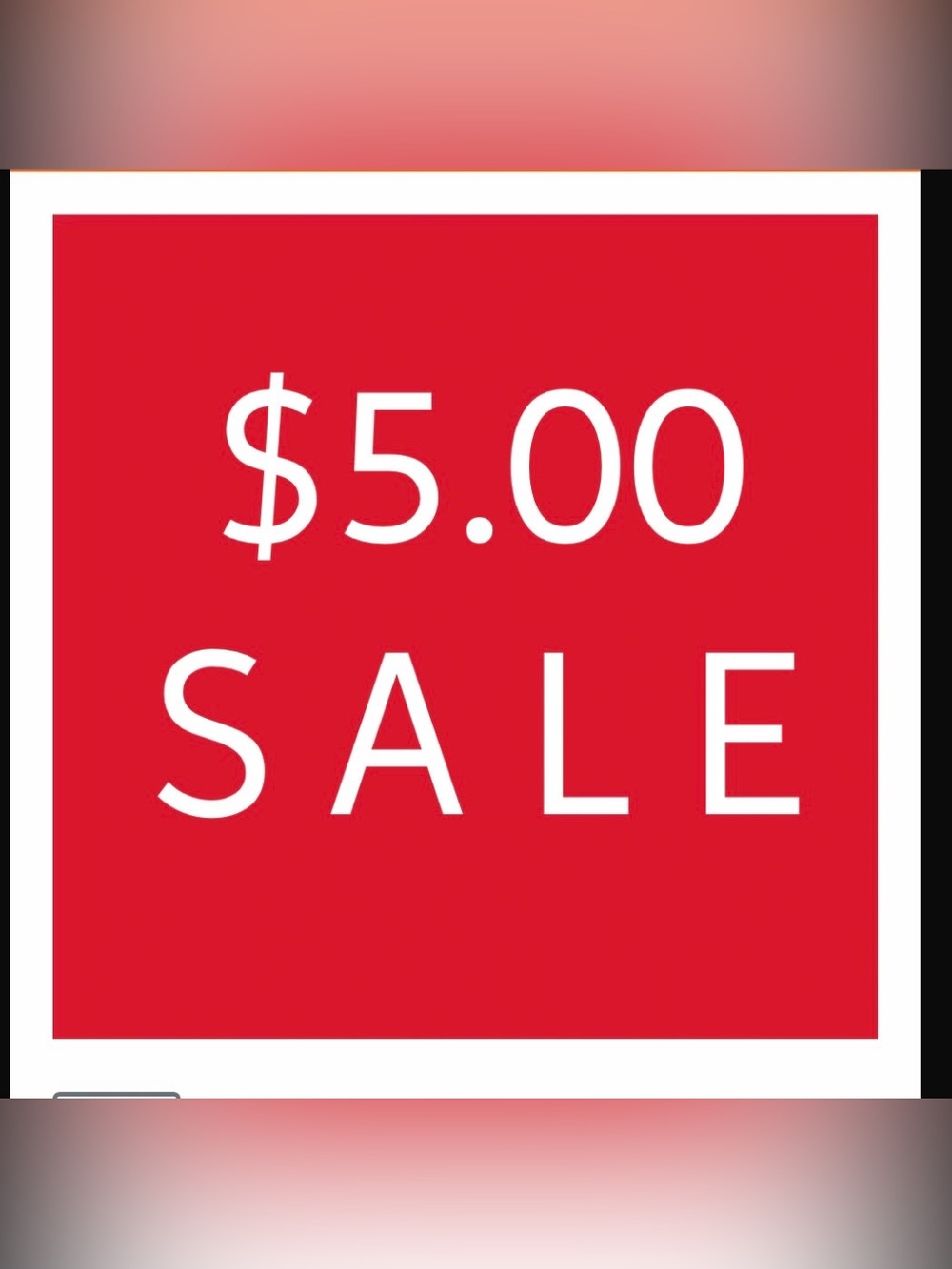 🛑SALE $5.00🛑